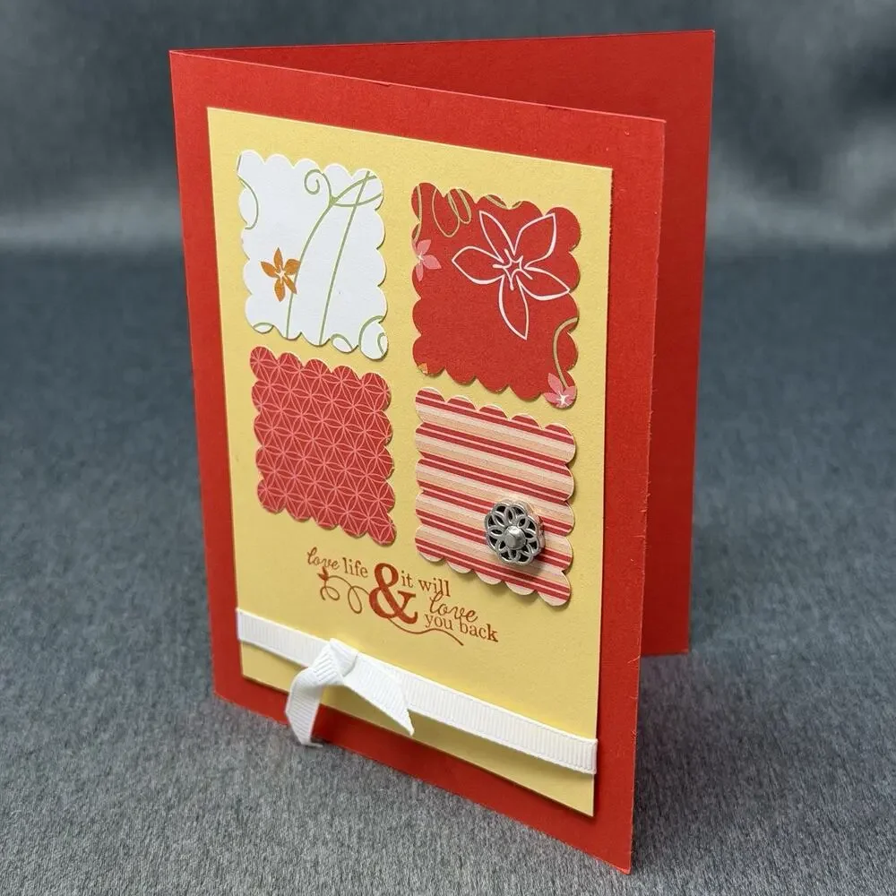 15pc Mixed Thank You Card Lot Handmade Designs READ